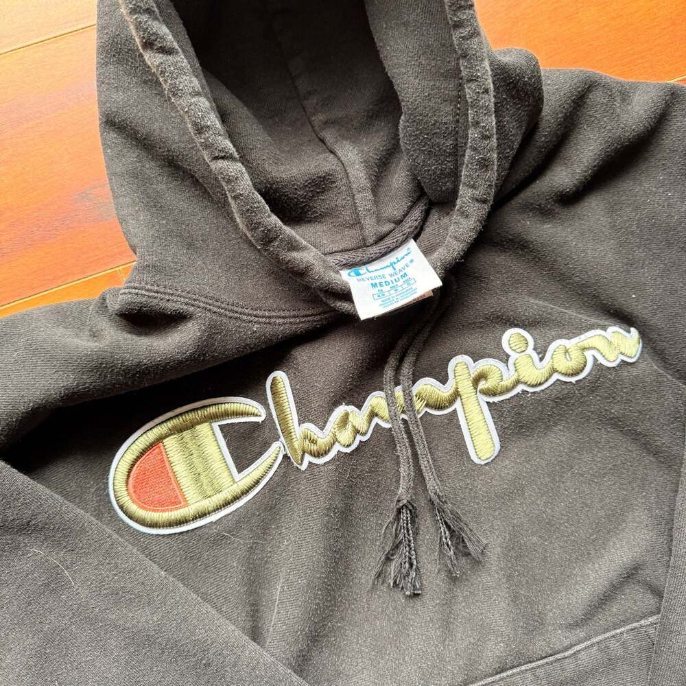 Vintage Y2K Champion REVERSE WEAVE heavy thick cotton hoodie
